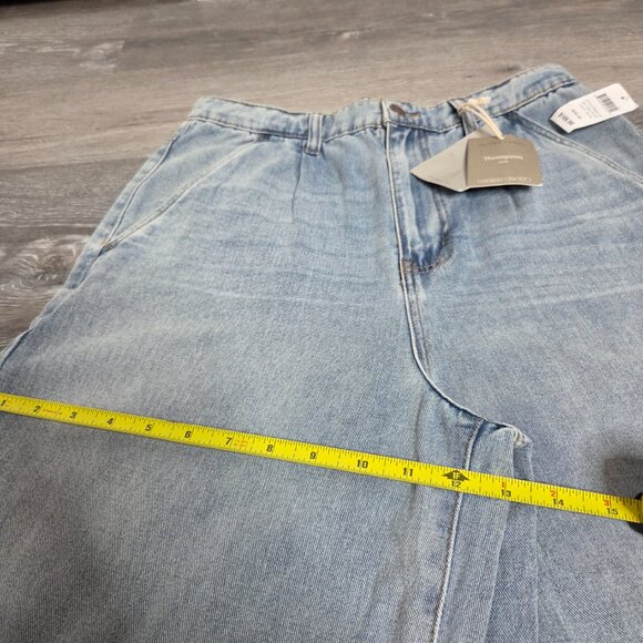 NWT Oliver Logan - Women's Thompson Low Slung Wide Leg Denim Jeans - Size 26 - Picture 13 of 16
